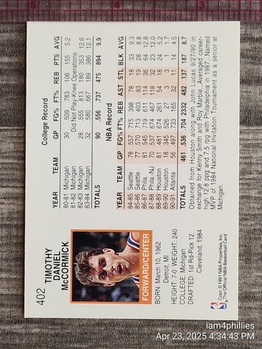 1991 NBA Hoops Series 2 Cards Complete Your Set #'s 331 -460 YOU PICK - Picture 144 of 260