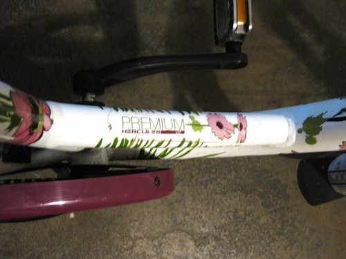 Hercules City Damenfahrrad 28er Weiß mit Blümchen tieferer Einstieg-TOP Zustand - Bild 8 von 12