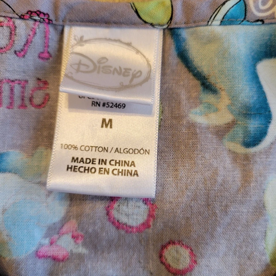 Camiseta Médica Mujer M Eeyore Oh Joy Uniforme Hospital Atención Médica Winnie the Pooh Foto 2 de 4