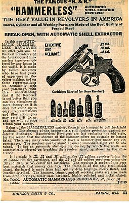 1929 small Print Ad of Harrington & Richardson H&R