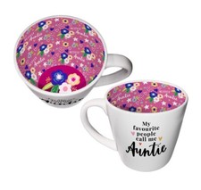 My Favourite People Call Me Auntie Ceramic Mug with Gift Box Gifts for Aunties