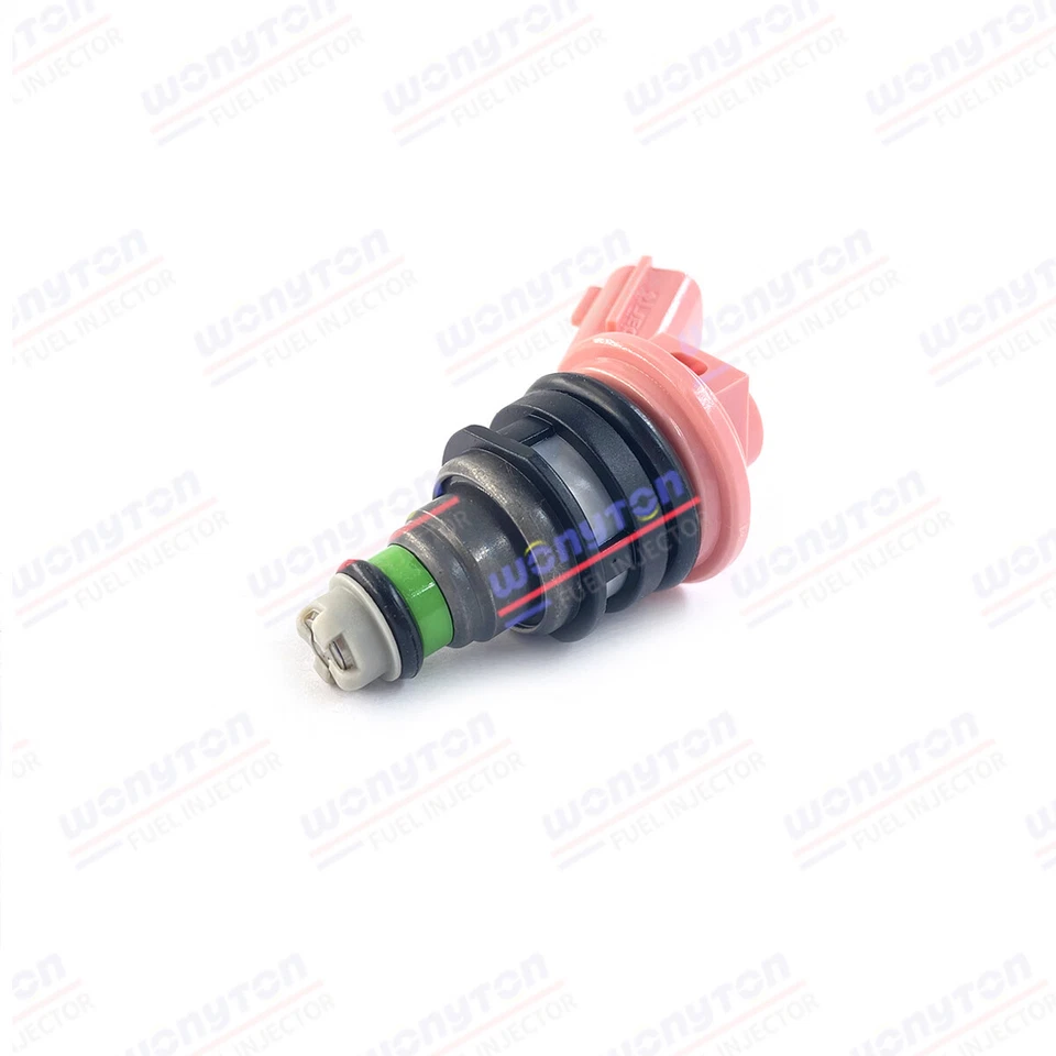 Inyectores de combustible FJ148 de 12 orificios de actualización de 4 piezas para Nissan Sentra 1991-1999 1,6 L I4 Foto 2 de 4