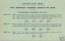 Publicité ancienne _ Mallette pour Disques Musique Microsillon Prix Formats