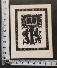 WUNDERKAMMER K BOOKPLATE 47 - " POLAND MERMAID " - * TO MZODZIANOWSKI * - X