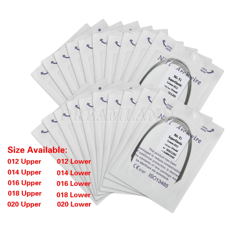 Arcos de Dental Ortodoncia Redondos Niti Arco de Alambre Su Arch Wire USA - Image 3 of 4