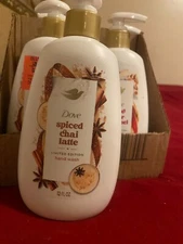 Dove Holiday Hand Soap Spiced Chai Latte, 12 fl oz