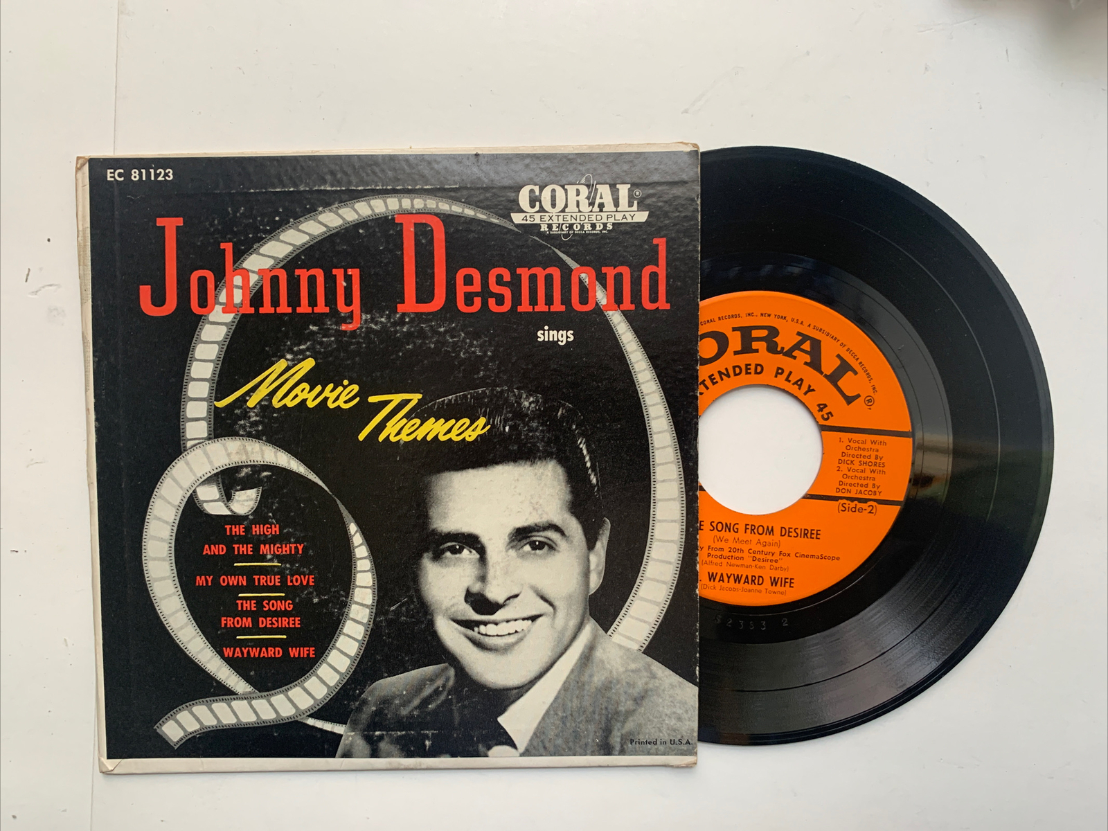 Movie Themes by Johnny Desmond (Coral EC 81123) 7
