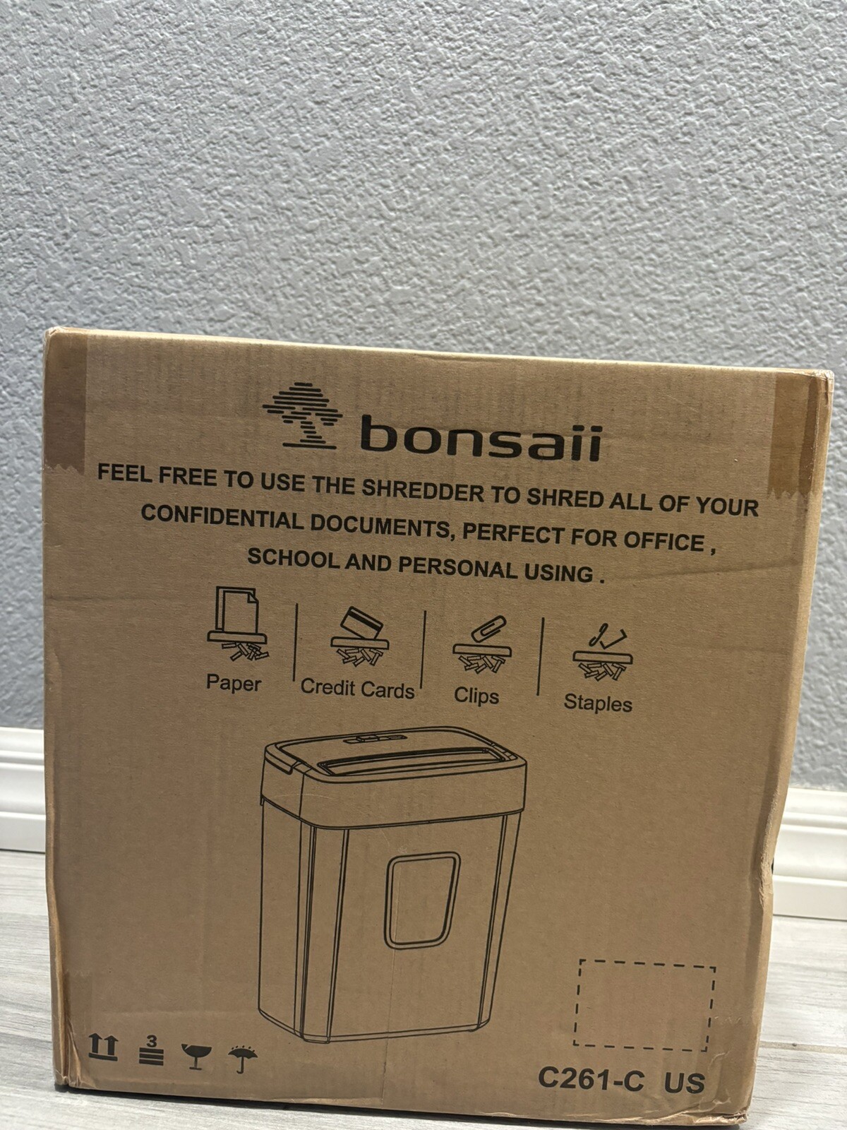 Bonsaii Paper Shredder, 8-Sheet Crosscut Shredder with 4.2 Gallon Bin Shred 🔥-image