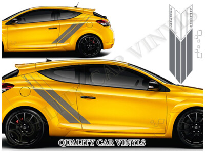 Renault Megane Trophy Rennstreifen MK3 Vinyl Grafik Aufkleber Aufkleber RS110