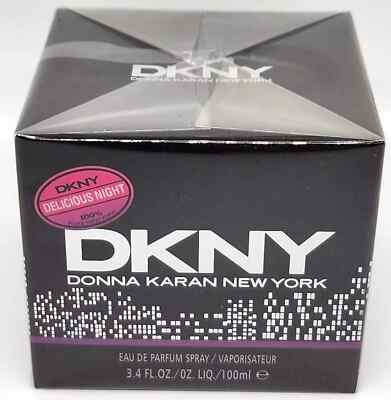 DKNY Delicious Night For Women Perfume 3.4 oz EDP Spray Sealed(& 1 free perfume)