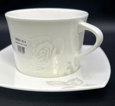 Mikasa Bone China Breakfast Cup & Saucer "Endless Love" 2pc Set
