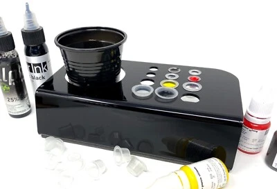 EDEL Farbkappenhalter Acryl mit Magnet für Becher und Caps INKgrafiX® Germany