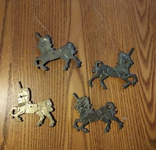 UNICORN GEM Vintage Magnificent Brass Wind Chimes Windchimes VERY GOOD ShipsFree