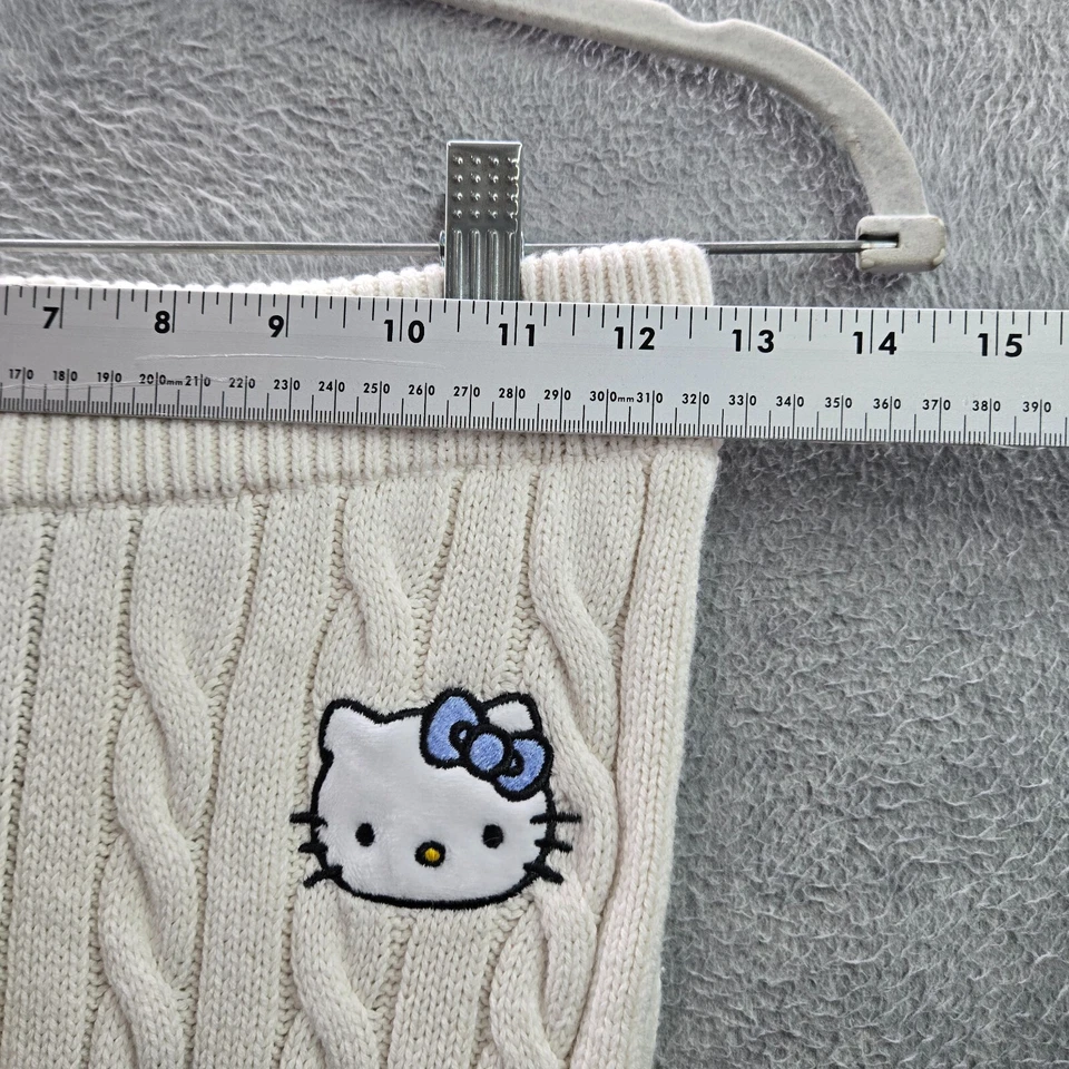 Legging Forever 21 Mujer S Beige Tejido con Cable Hello Kitty Algodón Acrílico Poliéster Foto 2 de 4