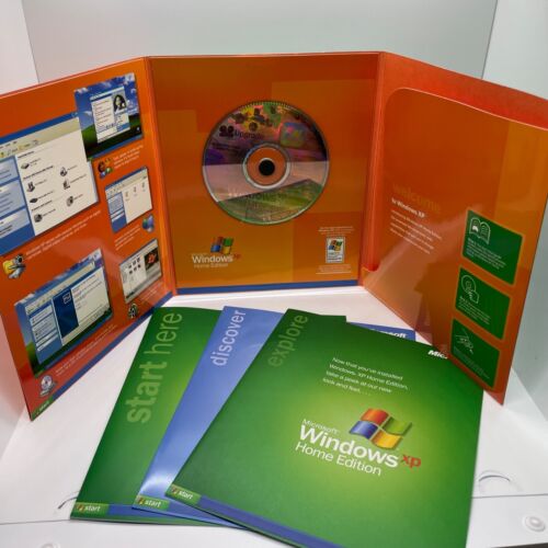 Microsoft Windows XP Home Edition 2002 actualización SP2 CD manual clave de producto - Imagen 1 de 10
