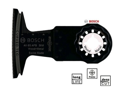 BOSCH Starlock Plus Tauchsägeblatt 65mm breit für Holz & Metall # 2608662564