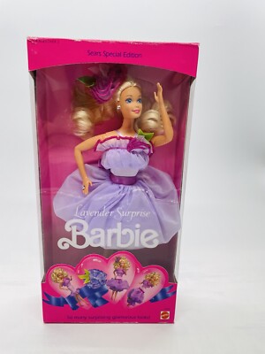 Barbie 1989 Lavender Surprise Made in China 