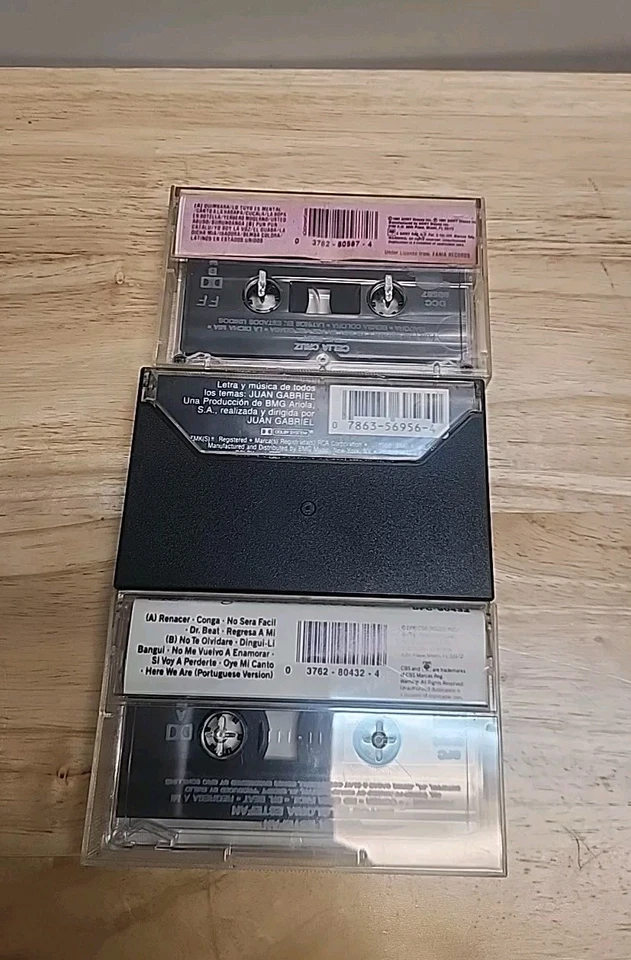 Celia Cruz, Isabel Pantoja, Gloria Stefan, Vintage Lot Of 3 Cassettes — 第 3/4 张图片