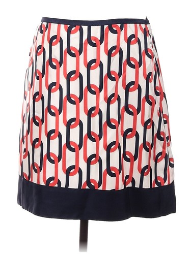 Jupe Plissée 100% Soie Banana Republic Taille 0P Petite - Imprimé Floral Coquelicot - Neuf