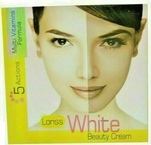 Loriss White Beauty Cream 100%Original 5Actions Multivitamins Formula RemoveAcne