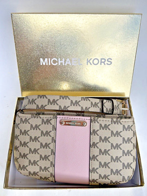 NEW Michael Kors Logo Belt Bag Fanny Pack in Blush Pink  display picture 3