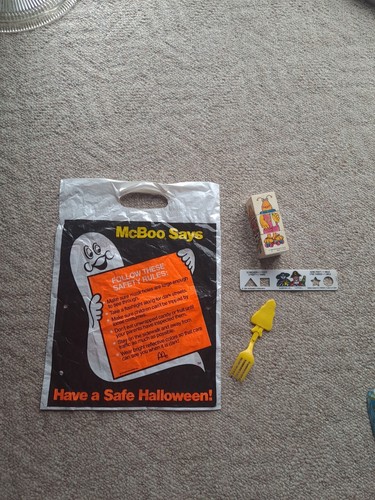 Htf Vintage Mcdonalds Toy Lot Halloween Grimace - Picture 4 of 4