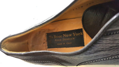 To Boot New York Adam Derrick Men 11N Black Cap Toe Oxford  display picture 2