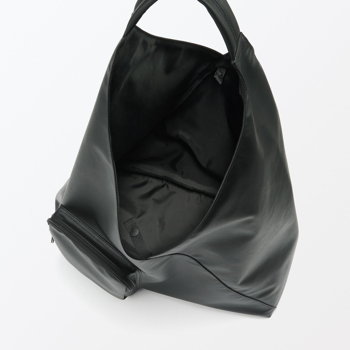 MUJI One Shoulder Bag Plant Based Ingredients Black 84033100 MUJI One Shoulder Bag Plant Based Ingredients Black 84033100