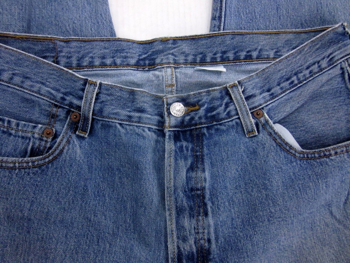 LEVI'S CLASSIC ORIGINAL 501 STRAIGHT LEG 100% COTTON BLUE