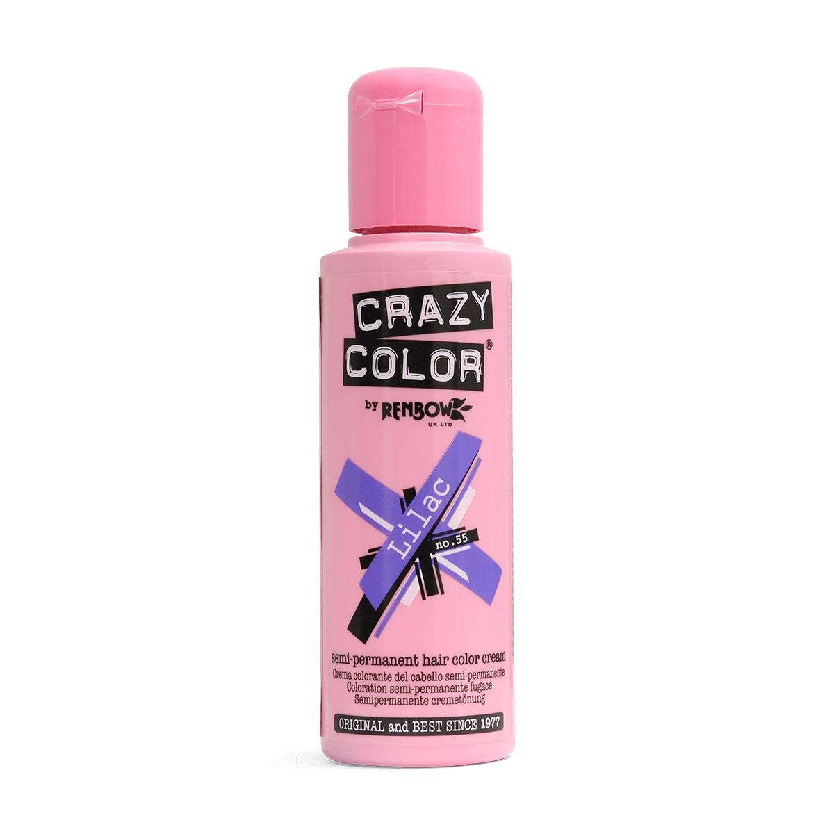 Renbow Crazy Color No.55 Lilac Semi-Permanent Cream 100ml