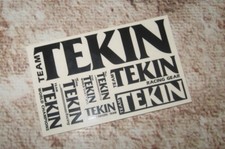 Vintage RC Tekin ESC Decal Sticker Sheet Black 1 New