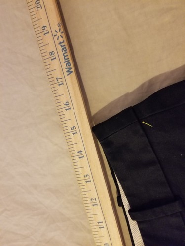 Womens Talbots Dress Pants 2 Black Cotton Slack Chino Khaki Trouser - Picture 6 of 7