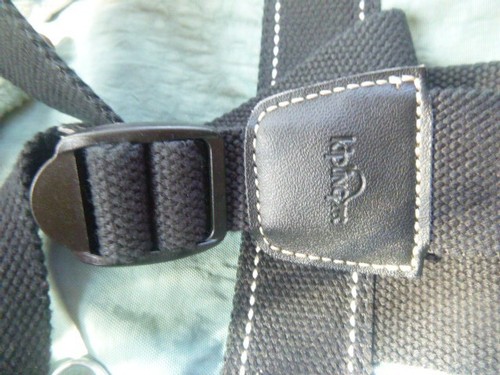 KIPLING SLATE BLUE / GREY VINTAGE SHOULDER BACK PACK / RUCKSACK GOOD COND - Picture 12 of 12