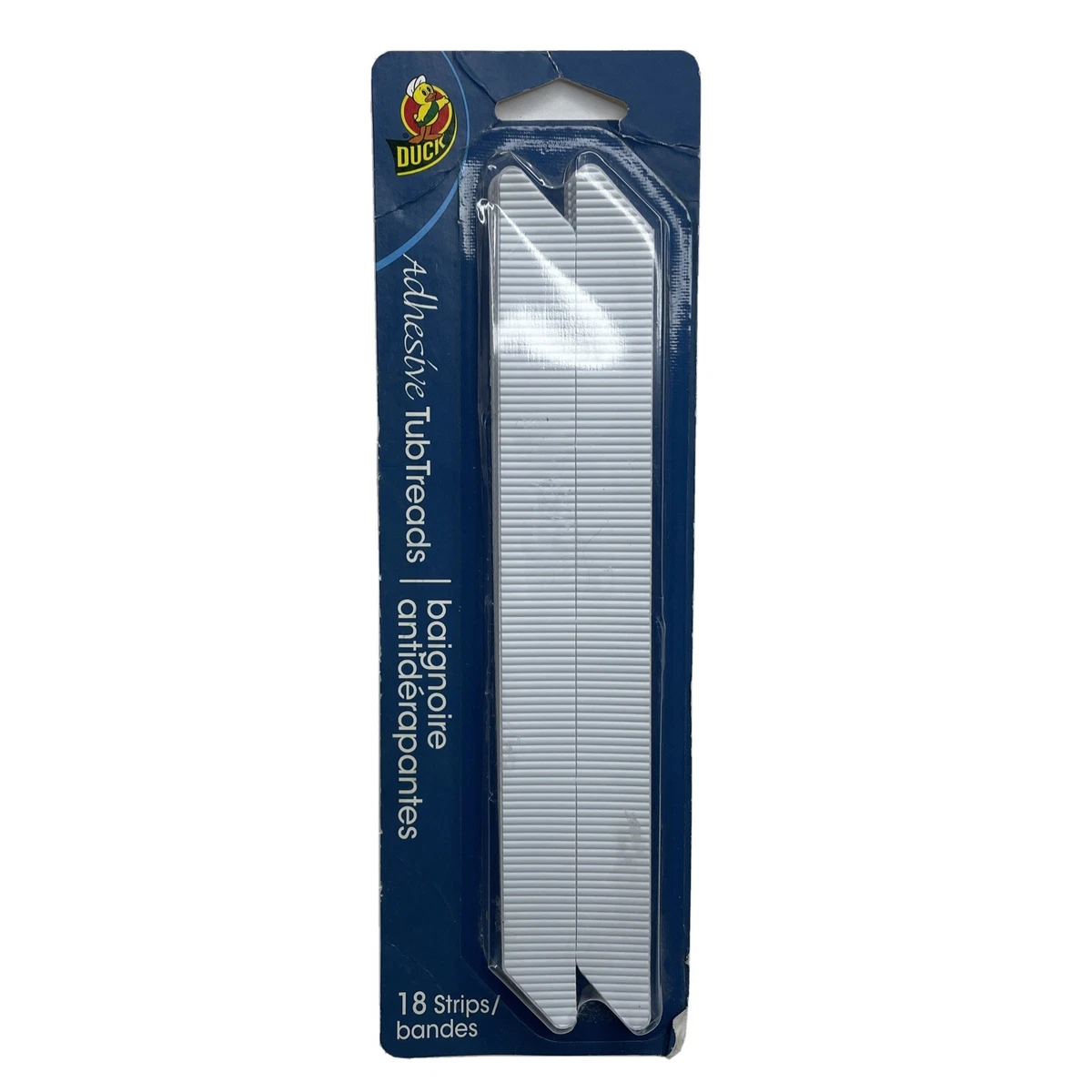 Duck Brand Adhesive Plastic Bathtub Treads, White, X (18 , 45 OFF