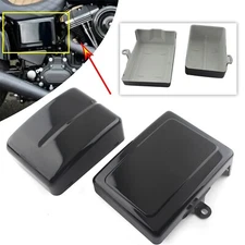 Battery Box Side Cover For Harley Dyna Fat Street Bob Low Rider Wide Glide 12-17