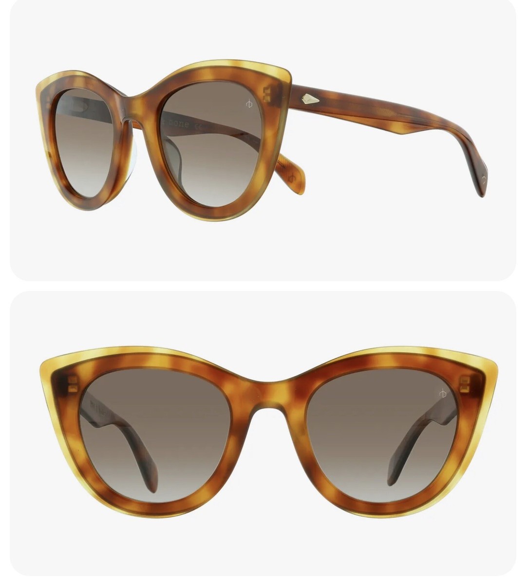 Rag And Bone RNB1042/G/S HA 00UC Red Havana Sunglasses  display picture 1