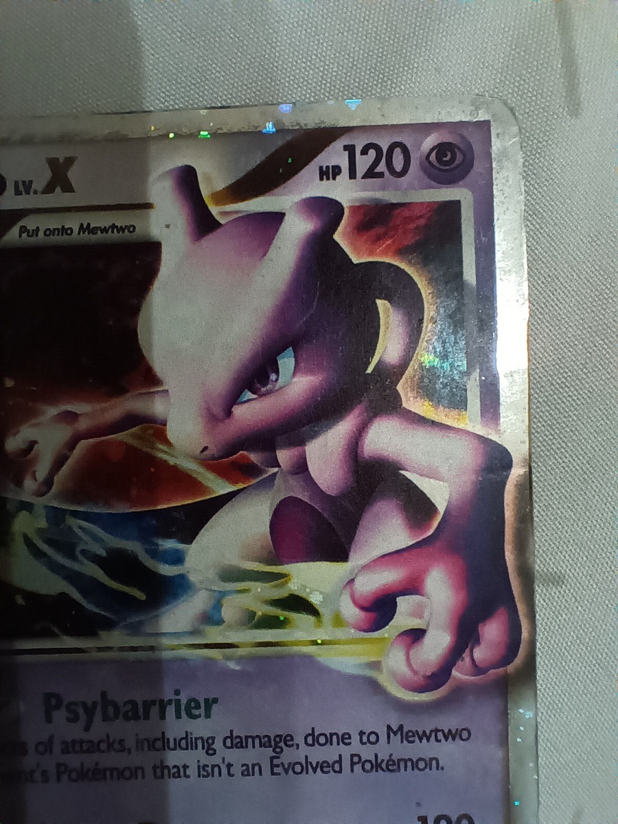 Pokémon TCG Mewtwo Lv. X Promo Holo 2008 HP 120 Please Read