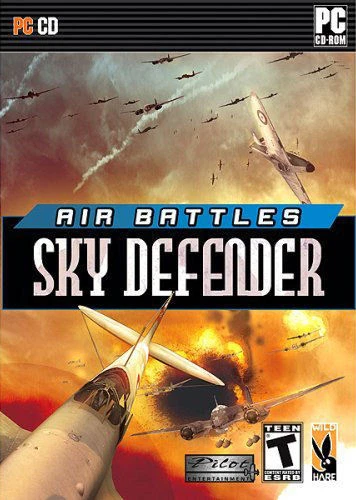 AIR BATTLES SKY DEFENDER - Classic Rare Combat Flight Sim PC Game.