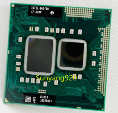 Intel Core i7-620M 2.66GHz 4M Dual Core Processor SLBPD CPU Socket G1 For Laptop
