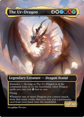 The Ur-Dragon - High Quality Altered Art Custom Cards