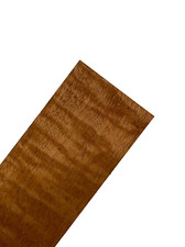 Flame Genuine Mahogany Knife Scale 5x1-1/2x1 Woodturning Blank- Free US Shipping