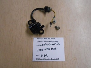 15510-ZE2-053 Honda GX240U1 8hp Motor oil level switch T139