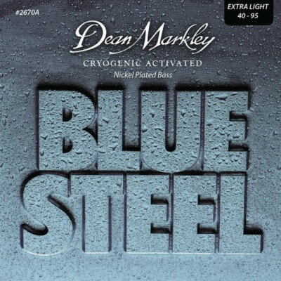 Dean Markley Blue Steel NPS Bassgitarrensaiten extra leicht 4 Saiten 40-95