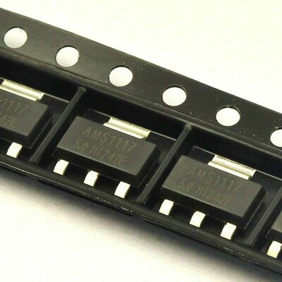 New 10Pcs AMS1117 LM1117 5V 1A SOT-223 LDO Voltage Regulator High Quality