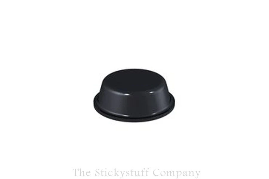 THE STICKYSTUFF COMPANY 32 Black Polyurethane Bumper, Stops, Bumpon, Feet 14 x 4.5mm