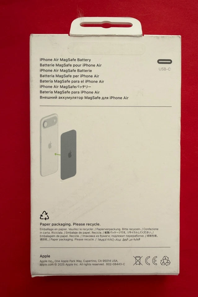 Apple iPhone Air MagSafe Battery A3385 MGPG4ZM/A Externer Akku Weiß Neu OffenOVP - Bild 2 von 4
