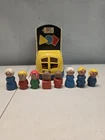 Vintage Fisher Price Lacing Shoe With Play Family #136