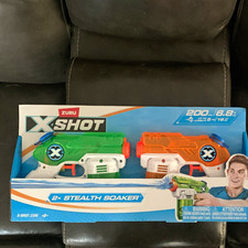 ZURU XSHOT X-Shot Stealth Soaker Water Blasters 2-Pack Green/Orange 4 