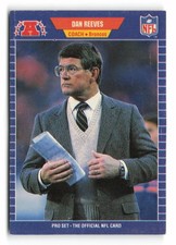 1989 Pro Set Dan Reeves #114 Denver Broncos