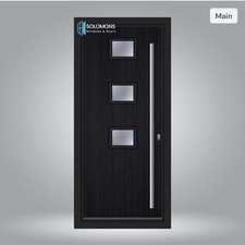Brand New Black - 960mm x 2070mm - Contemporary Inc Fancy Bar